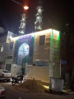 مسجد امام رضا(ع) عبدل آباد 4 ؛ بازسازی نما و نصب نورپردازی